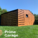 Garaż: szer: 8m x 6dł: m orzech