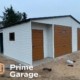 Garaż: szer: 9m x dł: 9 m Biały